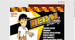 Desktop Screenshot of decaljones.com